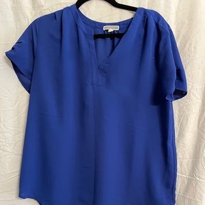 royal blue blouse